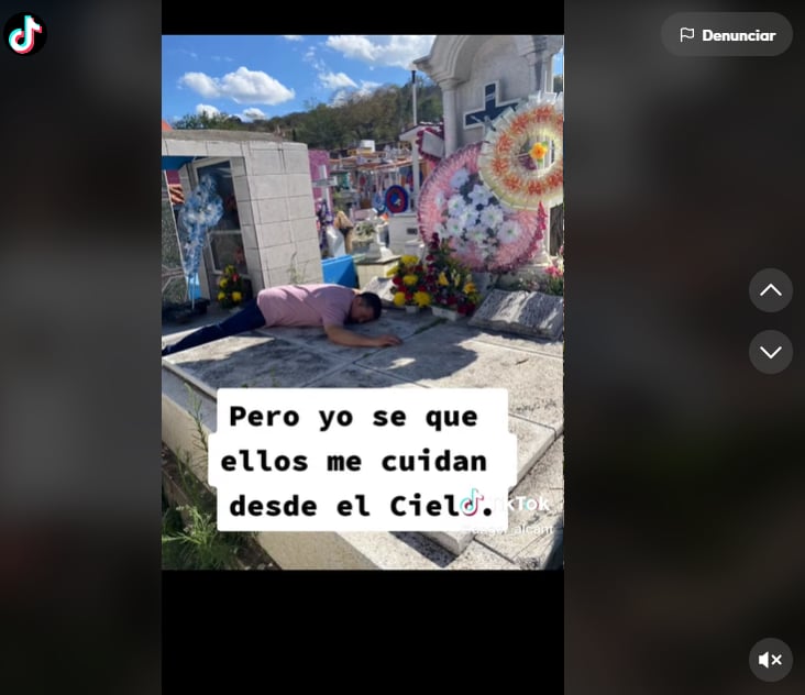 Migrant visiting dead grandparents: How was your reaction?