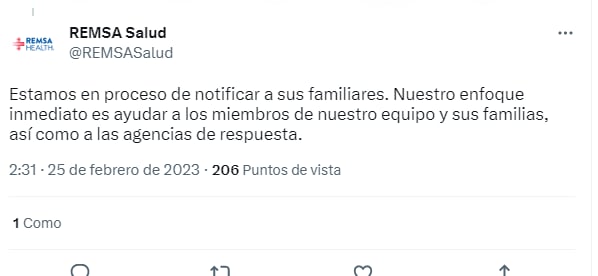 Accidente avión en Nevada: Contactaron a sus familias