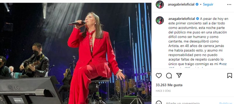 What happened to Ana Gabriel?