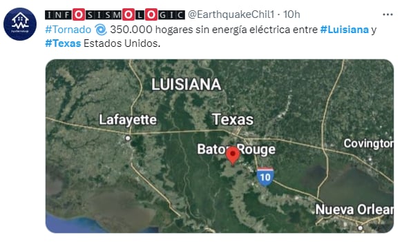 Texas Luisiana amenaza tornado: Cancelan clases y vuelos en Texas