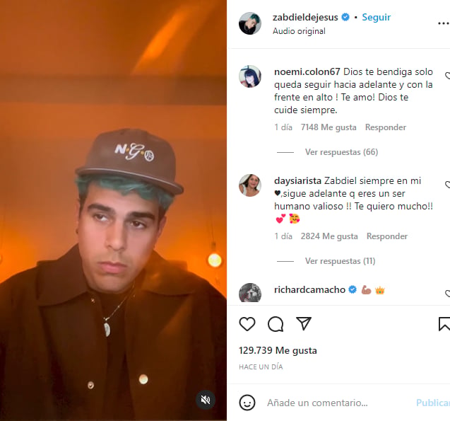 Zabdiel revela hija: La madre se pronuncia