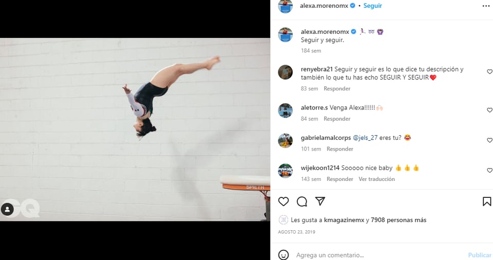 an olympic gymnast