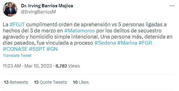 Cártel entrega a más sospechosos