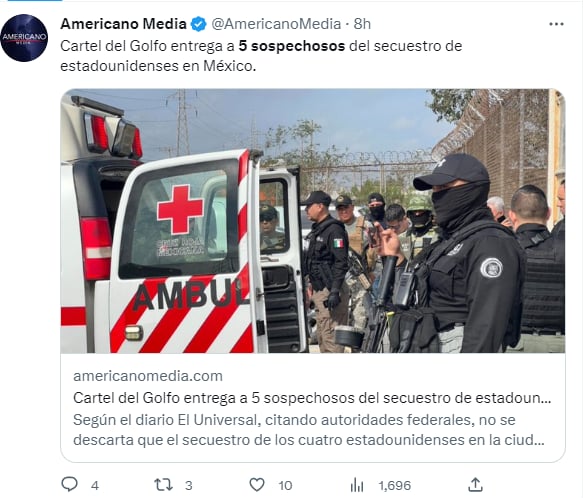 Cinco sospechosos estadounidenses secuestrados: ¿Por qué los secuestraron?