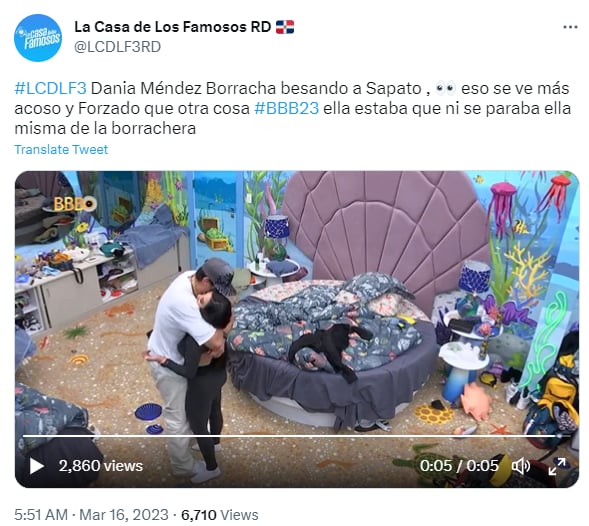 Le roban un beso a Dania Méndez: ¿Fue forzada a darle un beso?