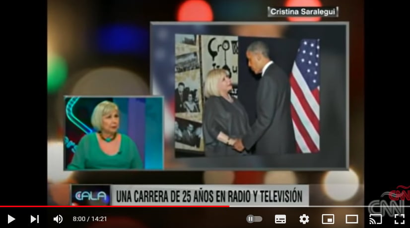 Cristina Salaregui culpa Obama: Apoya al presidente