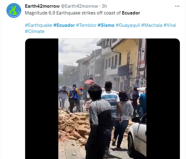 Dos sismos más en Ecuador: 4 personas murieron