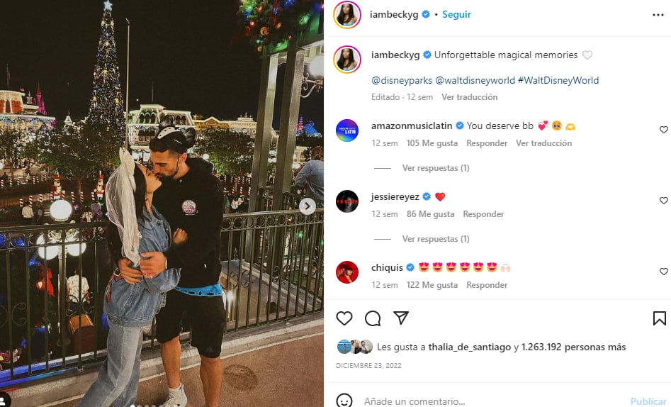 Becky G comprometida