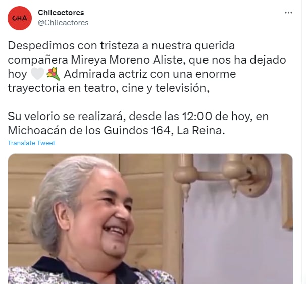 Muere actriz Mireya Moreno: Sus grandes papeles