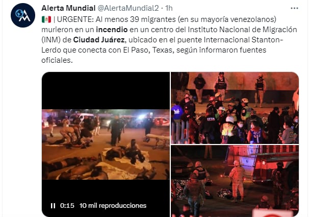 AMLO incendio en México: Más migrantes que otros años
