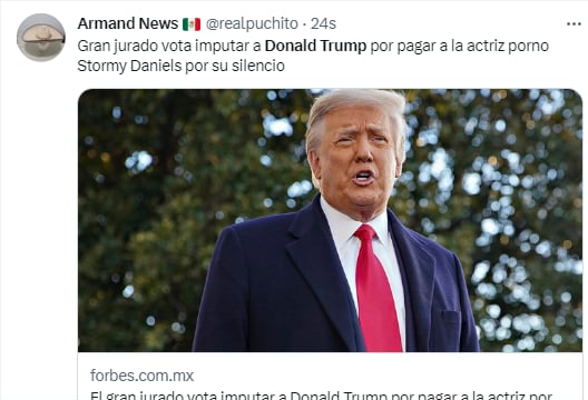 Entrega de Donald Trump: ¿Cuándo será entregado?