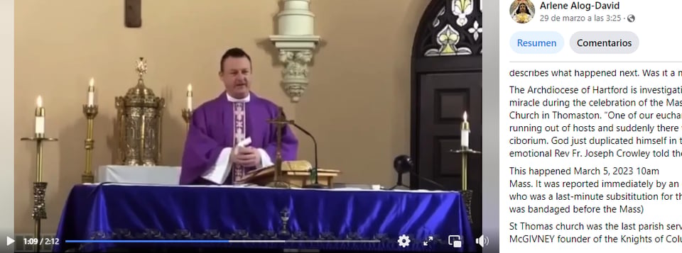 Priest hosts full mass: Diocese begins investigation