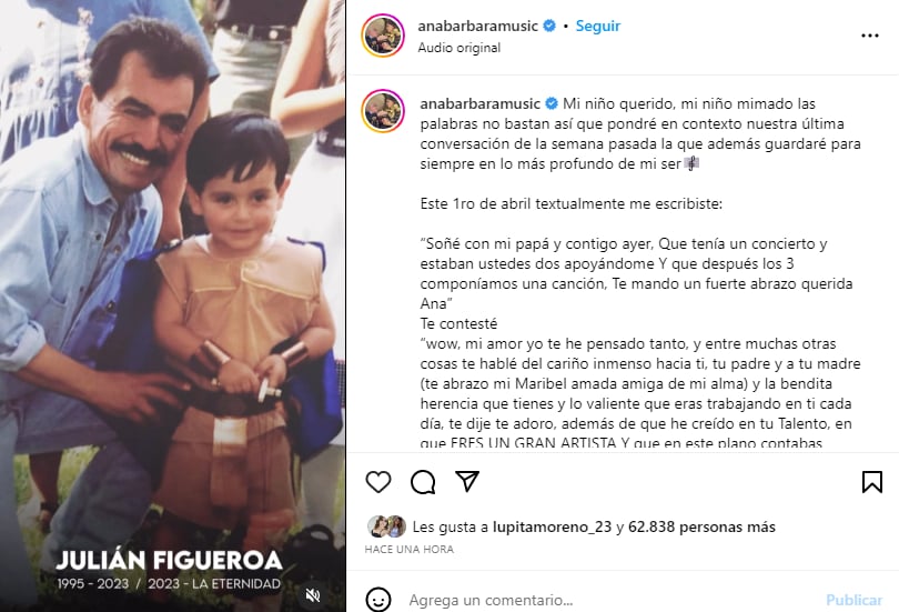 Ana Bárbara Julián Figueroa: Completamente destrozada