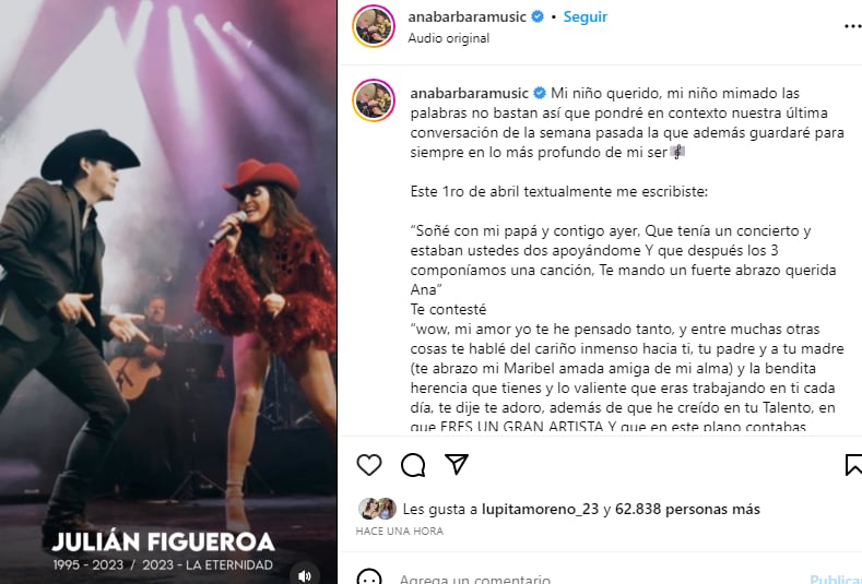 Recibe mucho apoyo