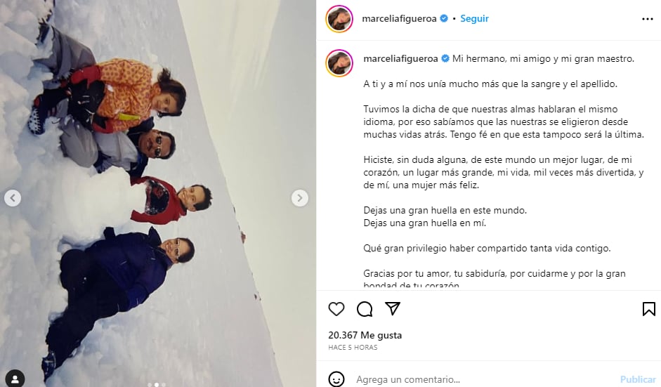 Joana Marcelia Figueroa mensaje: Un adiós muy triste