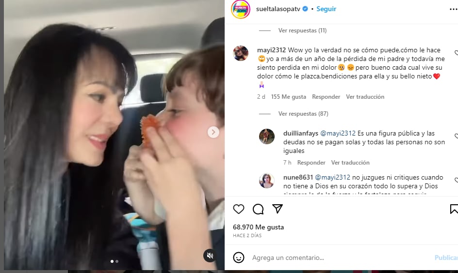 Bellos momentos con el hijo de Julián