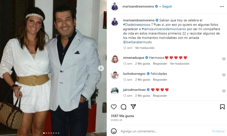 ¿El novio de su esposa?