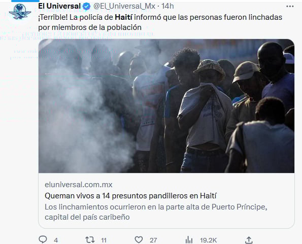 'No querían olerlos'