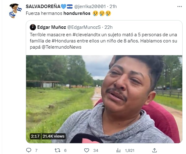 Hondureño sobreviente a masacre: Los atacó a sagndre fría