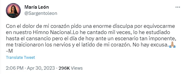 Pide disculpas
