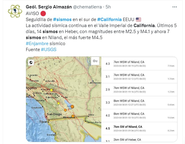 ¡Sismo tras sismo!