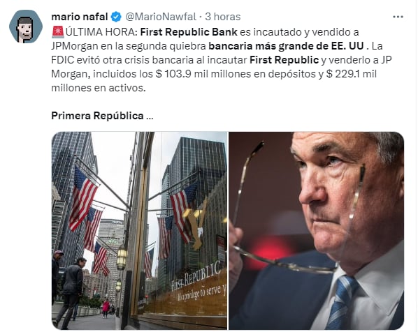 Embargan a First Republic Bank : ¿Podrán rescatarlo?