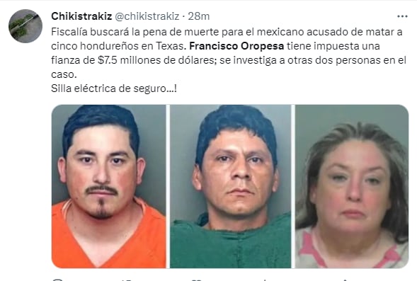Arrestan a la esposa del responsable