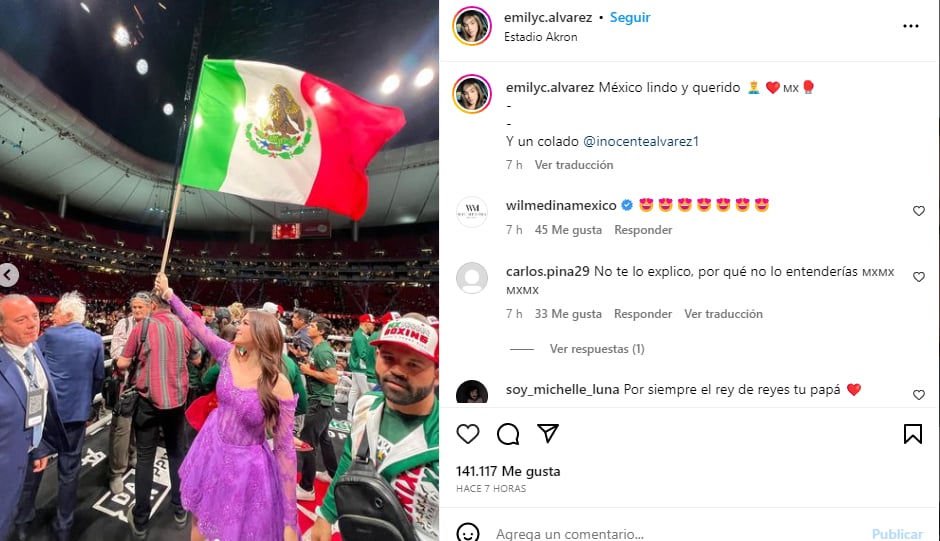 La hija mayor del Canelo