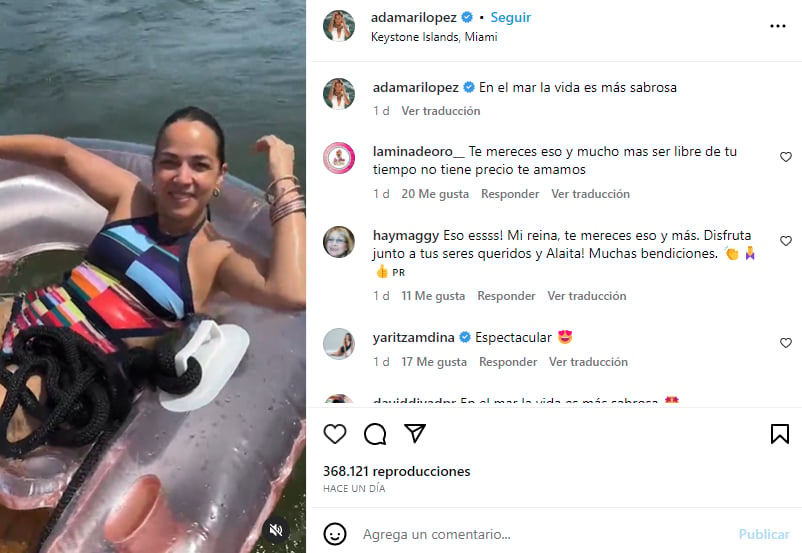 Adamari López appears in a bikini: You rain compliments on her