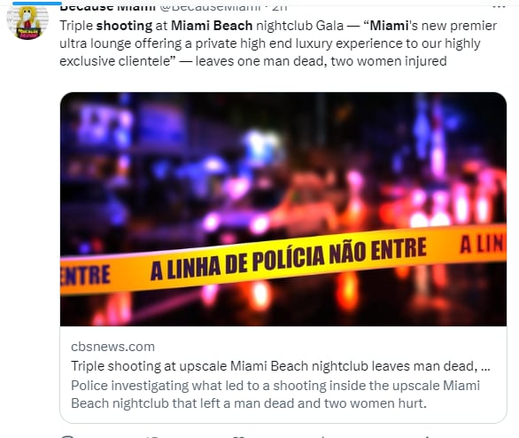 Tiroteo en Miami Beach: Sin sospechosos