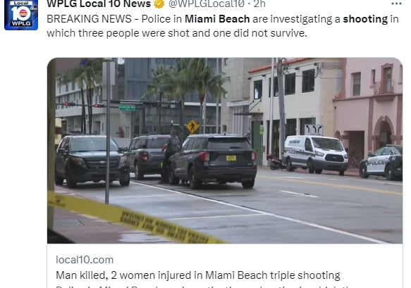 Tiroteo en Miami Beach: Demasiados tiroteos en EEUU