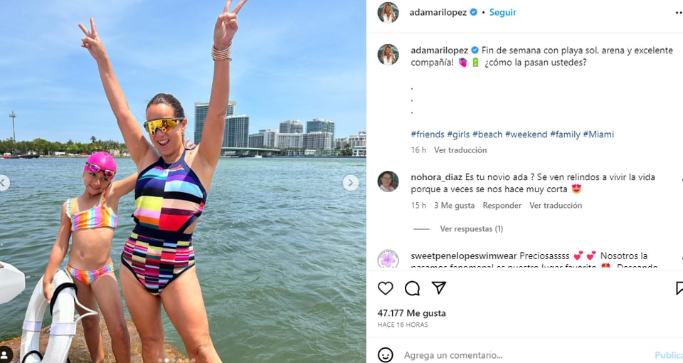 Adamari López appears in a bikini: Does Toni's girlfriend send her hints?