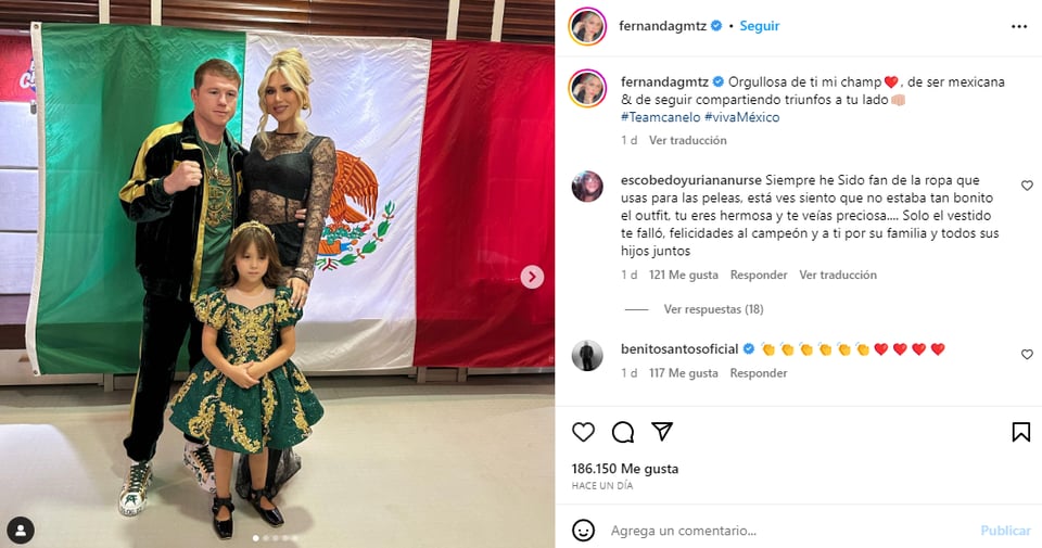 Cabaret wife Canelo Álvarez: They disrespect him