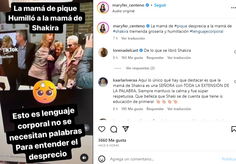 Madre Piqué y madre Shakira: No los quería en la foto