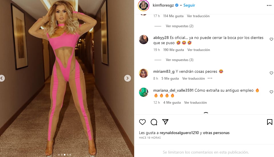 Kimberly Flores vestimenta transparente: Que le tenga respeto a sus hijos
