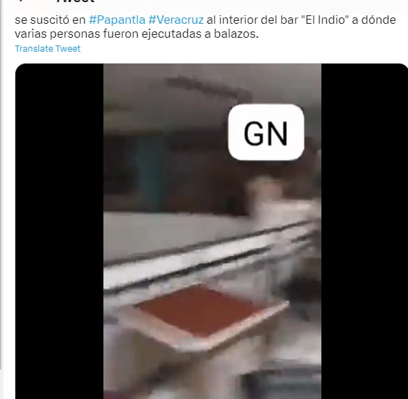 Ataque armado Veracruz México: Un terrible momento