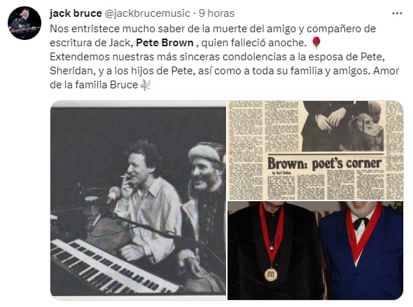 Se despiden del compositor