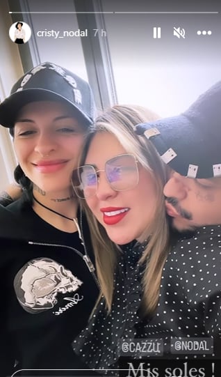 Mamá Nodal fotografía Cazzu: "Mis soles"