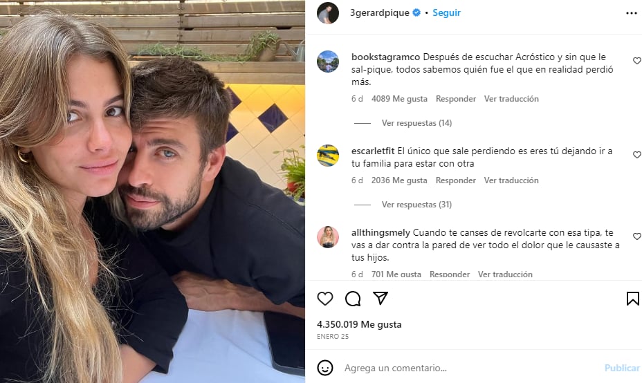 No quiere a sus hijos enfrente de todos