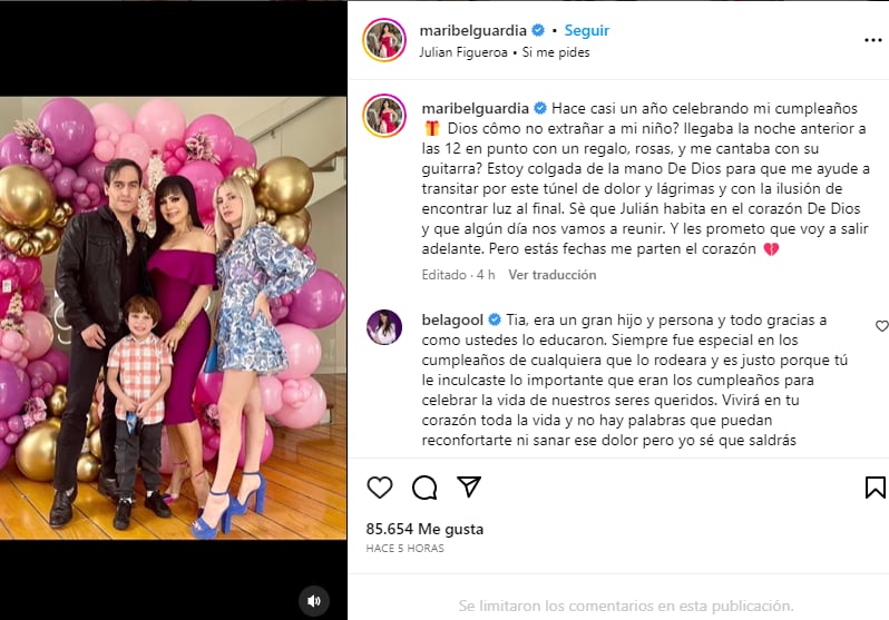 ¡Cerca del cumpleaños de Julián!