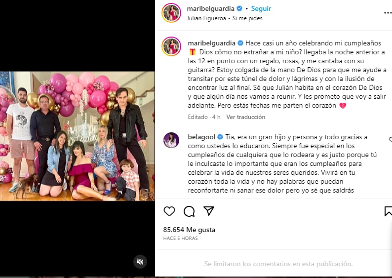 Maribel Guardia desgarrador mensaje: Se quiere reunir con su hijo