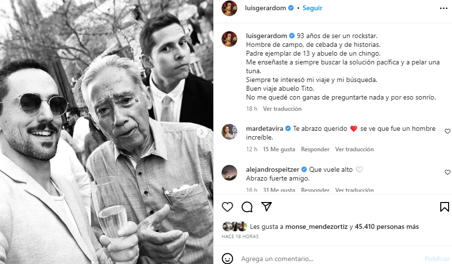 ¡Adiós abuelo!
