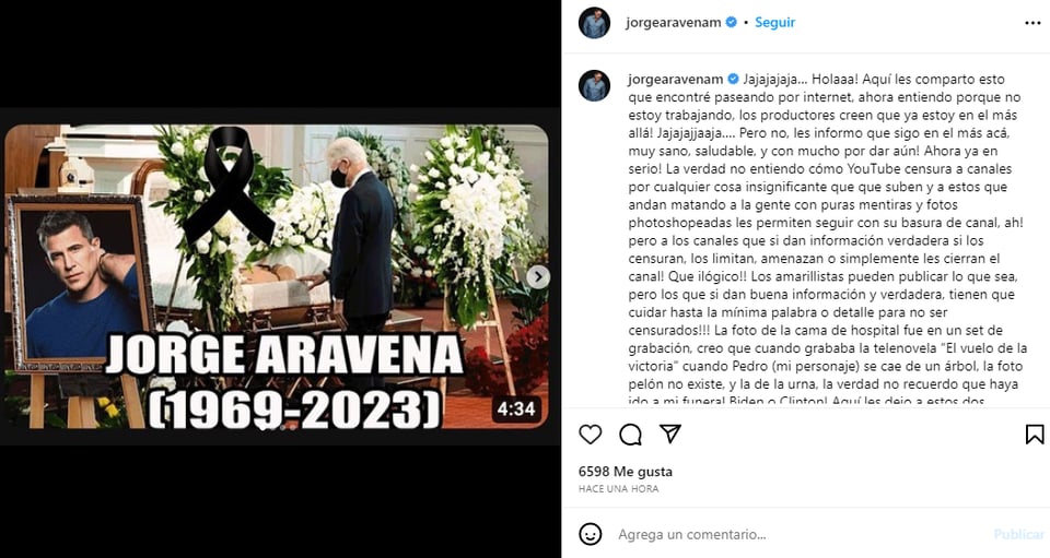 ¿De verdad murió?
