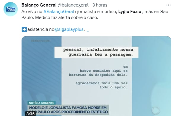 Modelo muere tras operación: Se despiden de la modelo