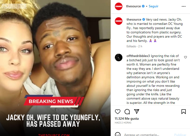Pareja DC Young Fly: Dan sus condolencias