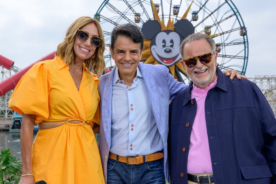 Disney California Adventure, Lili Estefan, Eugenio Derbez, Raúl de Molina, MundoNOW