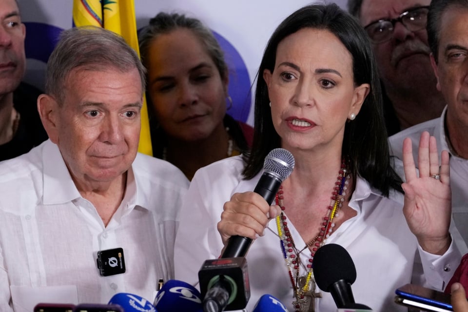 Jorge Rodríguez, María Corina Machado, Edmundo González Urrutia, Nicolás Maduro, MundoNOW