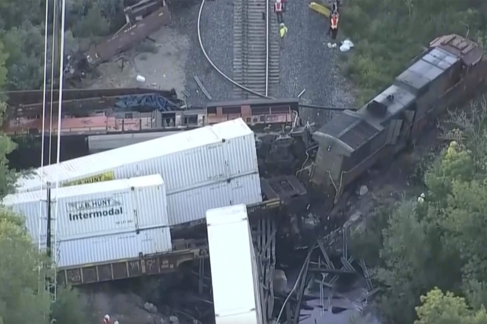 Confirman el choque de dos trenes en Colorado y revelan el saldo que dejó