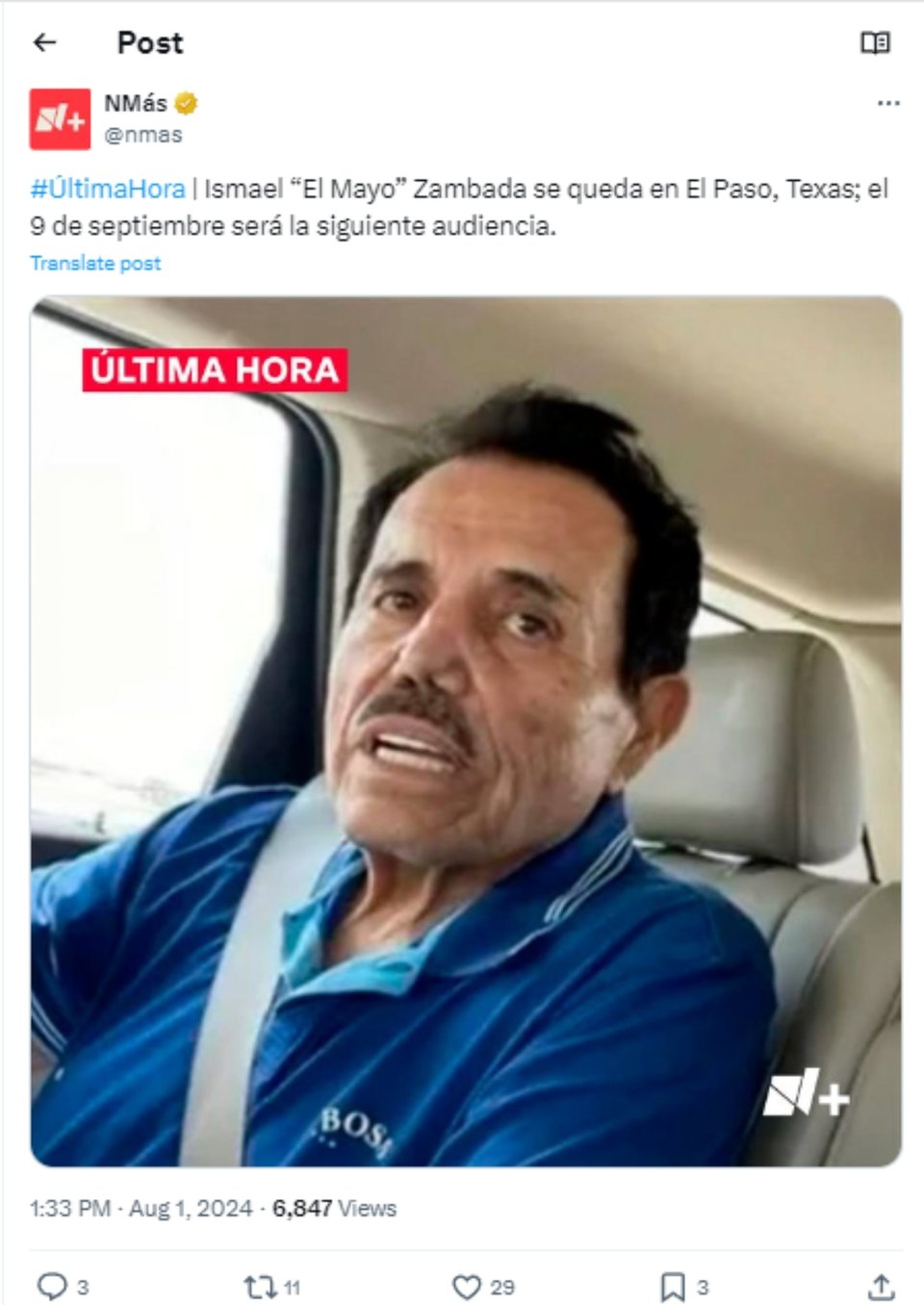 El Mayo appears in a wheelchair, Trial, Narco, Mexico, El Chapo