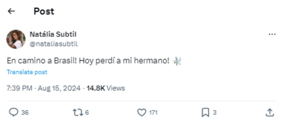 Natália Subtil de luto, Impacto, Muerte, Celebridades, Tv Azteca, Conmoción